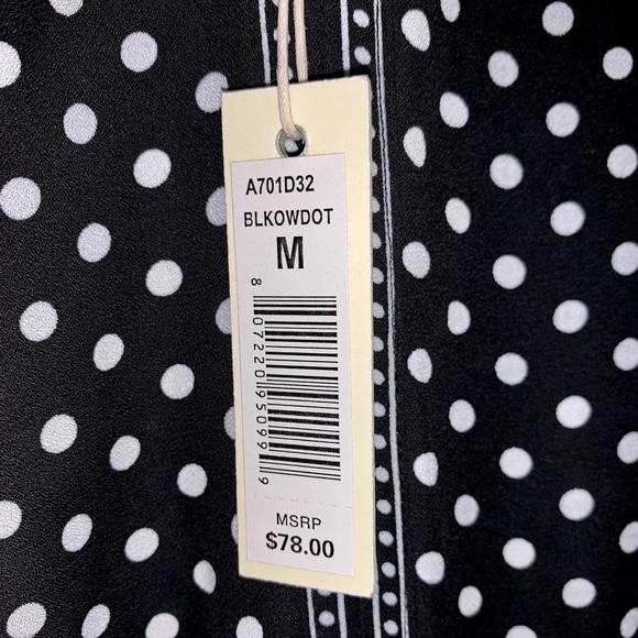 HP✨NWT Max Studio Kimono Sleeve Tie Front Blouse - Picture 3 of 6